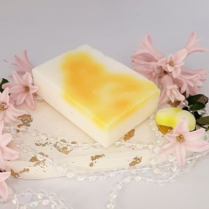 Мыло ручной работы с ароматом Иланг-Иланг 1+1, твердое ароматическое мыло, 110 гр.